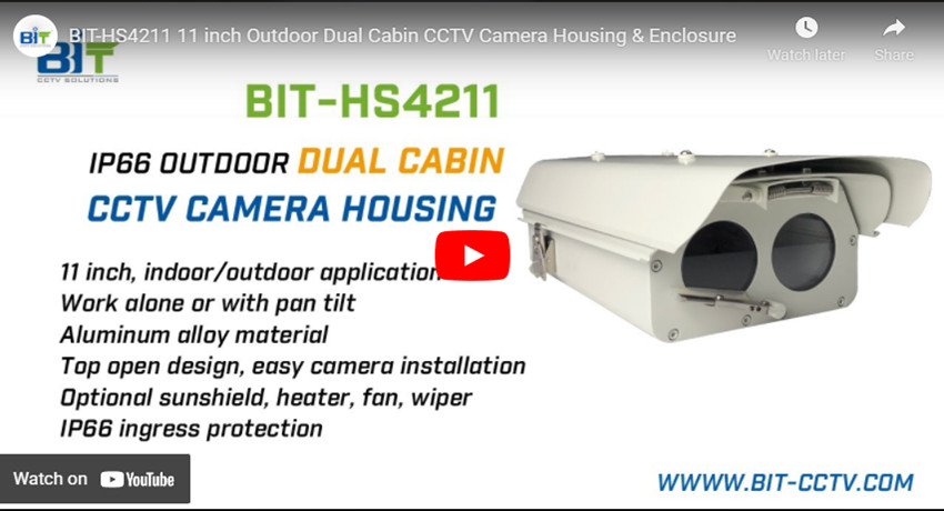 BIT-HS4211 cm Outdoor Dual Cabin Videocamere a circuito chiuso
