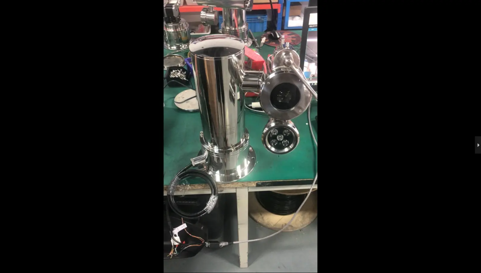 HDS3033V, telecamera PTZ di rete antideflagrante, acciaio inossidabile 316L, fotocamera 20X 2MP, protezione IP68